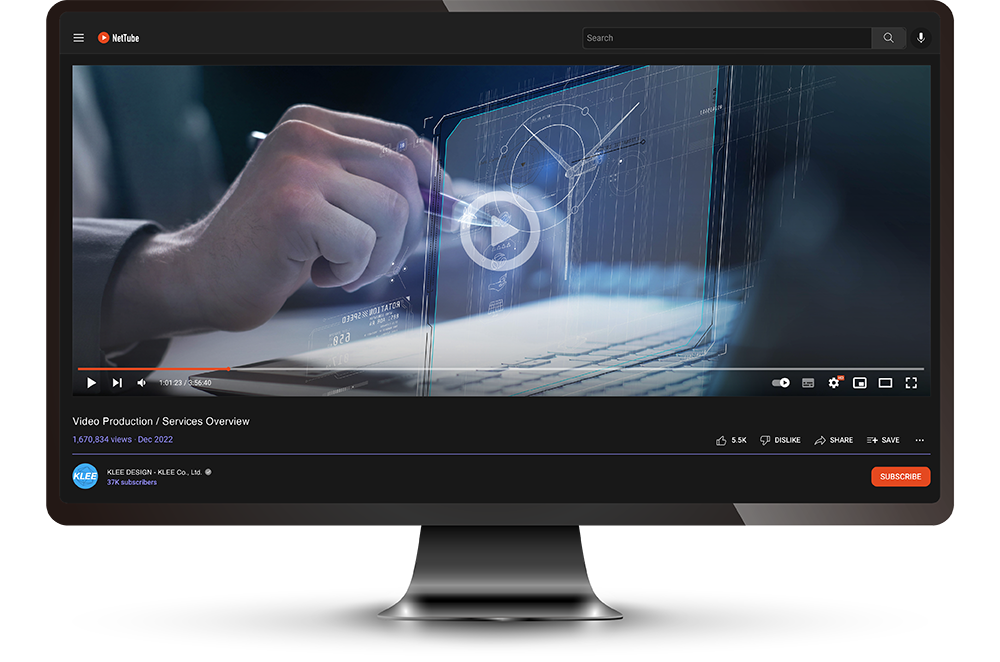 動画制作のデモサイト